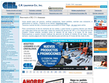 Tablet Screenshot of crlaurence.com.mx